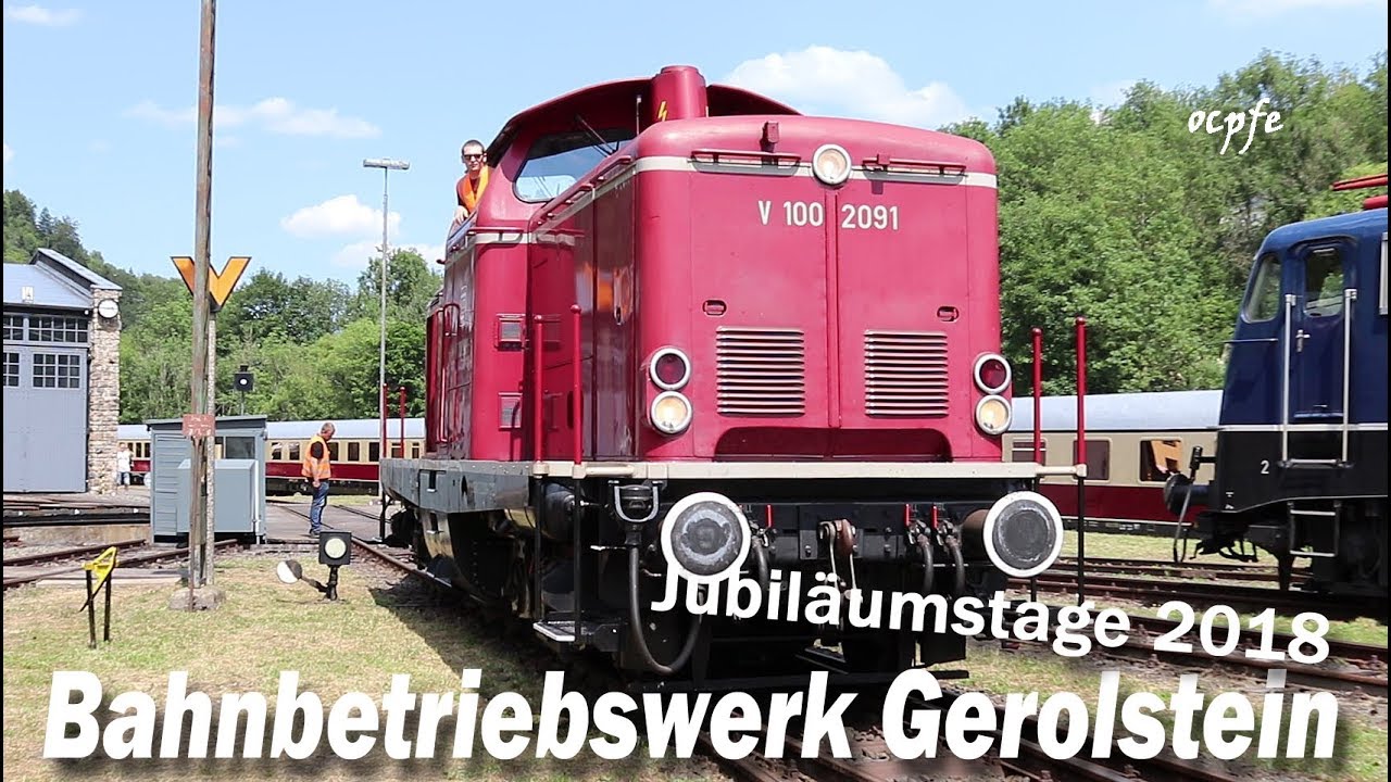 Bahnbetriebswerk Gerolstein : Jubiläumstage 2018