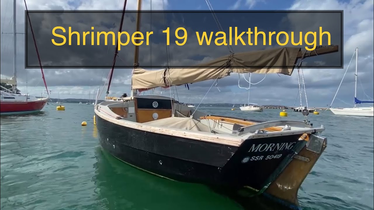 No 15 A boat tour of my Cornish Shrimper 19. Pocket cruiser walkthrough.