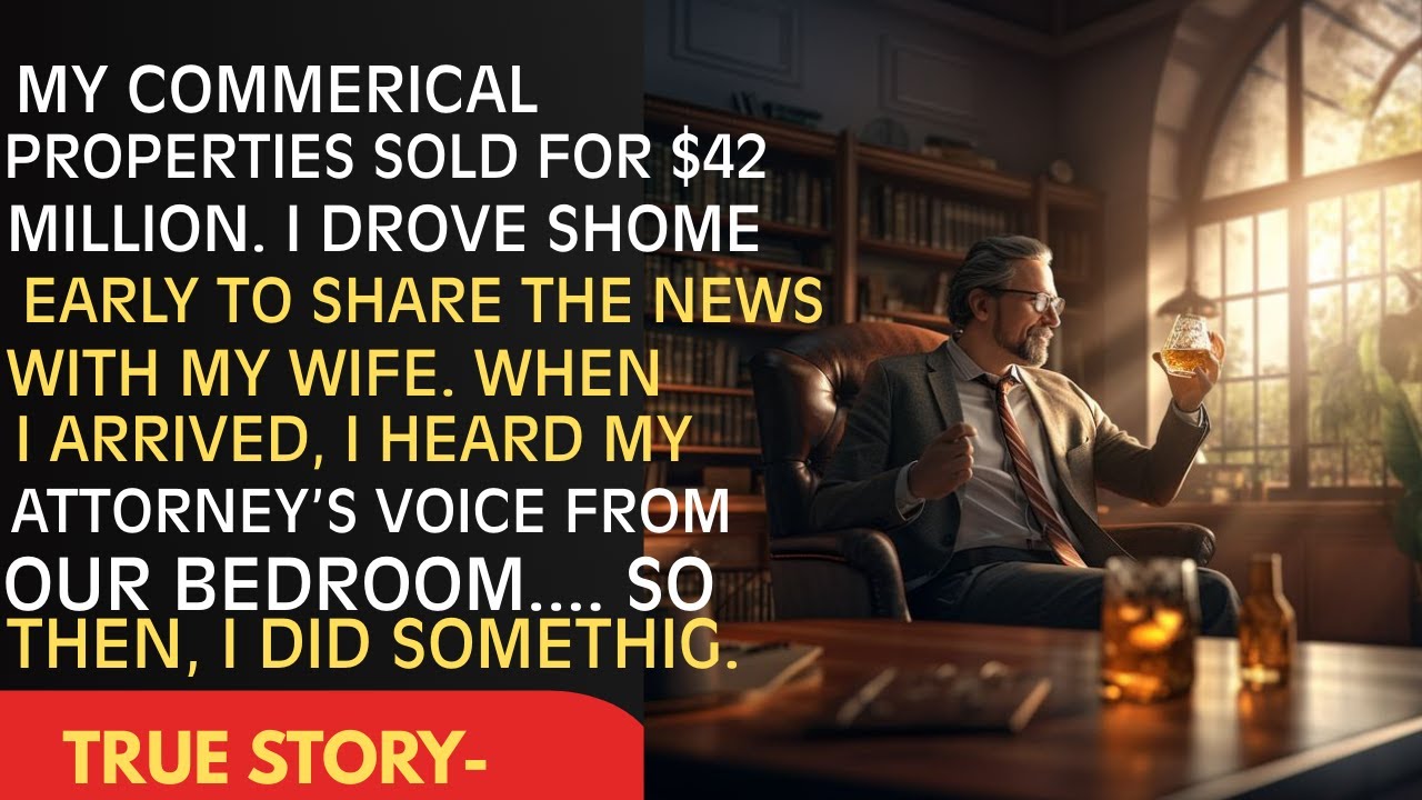 My properties sold for $42 million. I rushed home to tell my wife. Then I heard my attorney's voi...