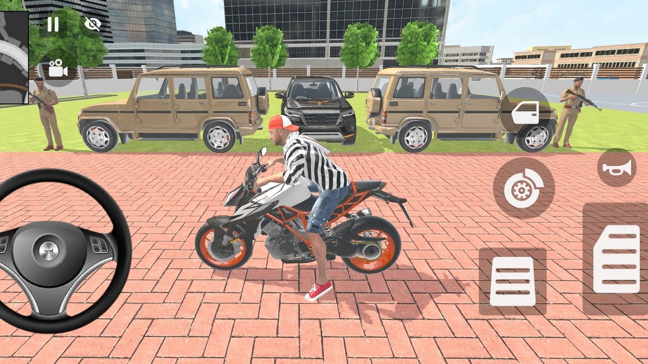 🎮 Franklin Order by 2️⃣ Jeep & 1️⃣ Modified Fortuner in Indian 🇮🇳 Bike Thief Auto Simulator 🎮