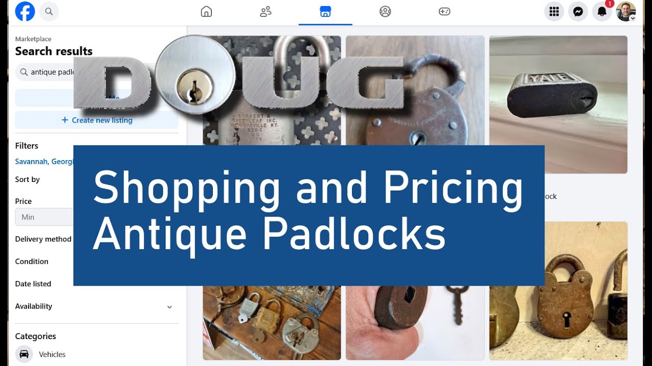 Antique Padlock Shopping and Valuation [180]