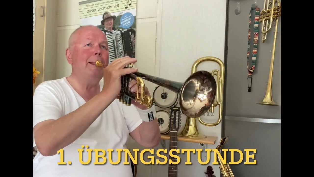 Übung mit C-Trompete - Stimmungslieder