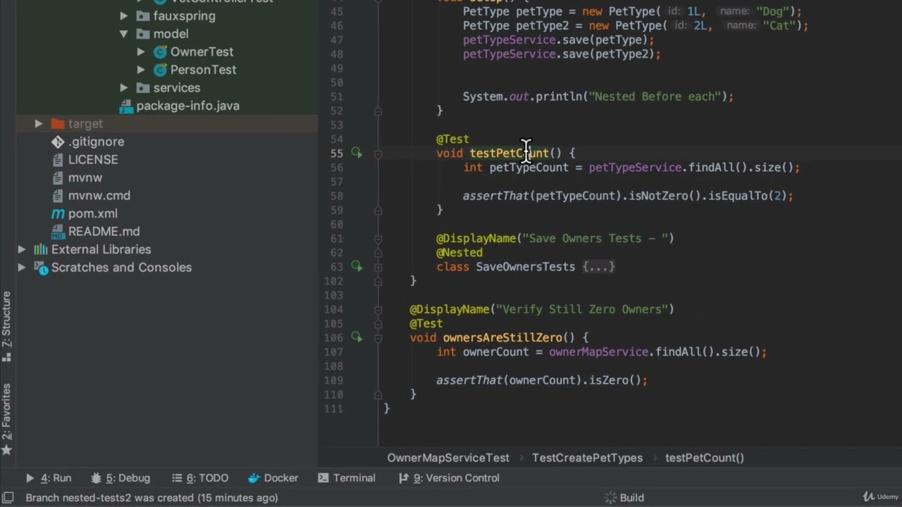 6.3  JUnit Nested Tests