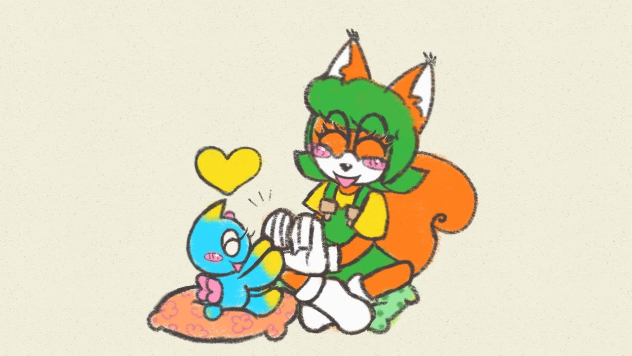Girls playing // Sonic OC