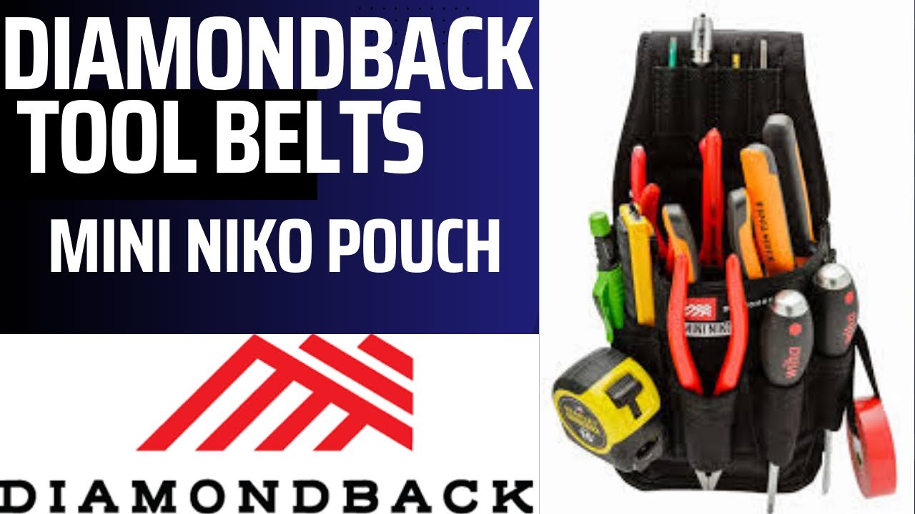 The not so Mini Niko, wants to be my dominate pouch #electriciantools #diamondbacktools #sparky #edc