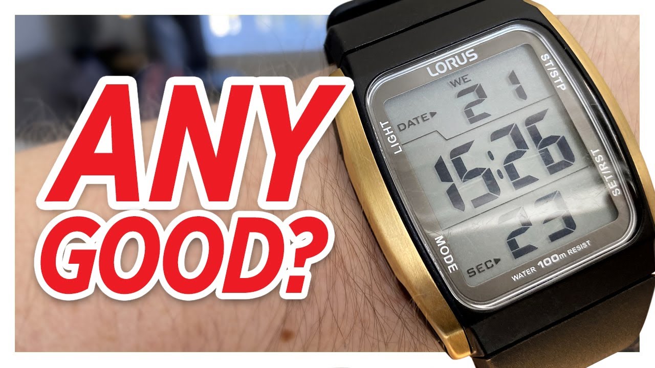 #LORUS R2302HX9 Digital Watch Review - Any Good?