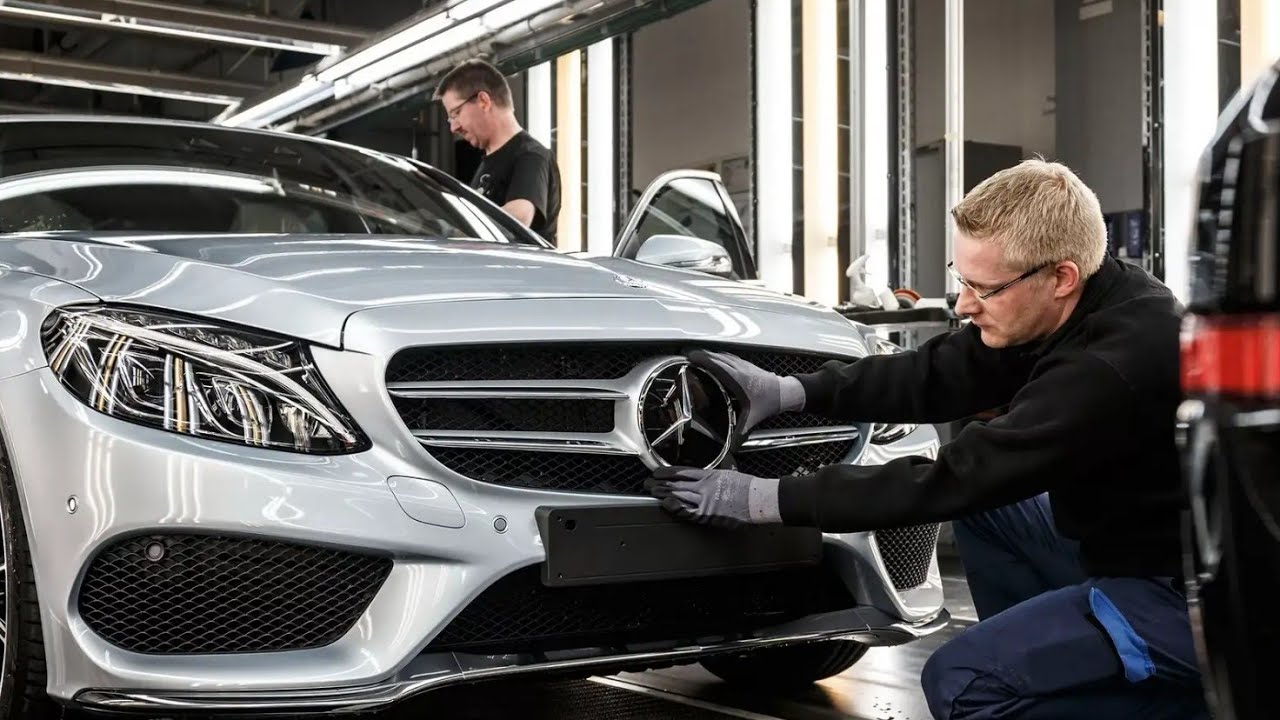 Как Собирают Mercedes Benz Factory   Production Amazing Luxury How It's Made Car