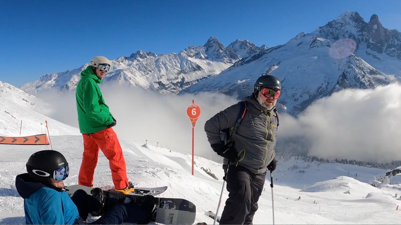 Chamonix 2023 - Ski and Snowboard - Brevent / Flegere -  Piste Cornu / Tetras / Index / Pylones