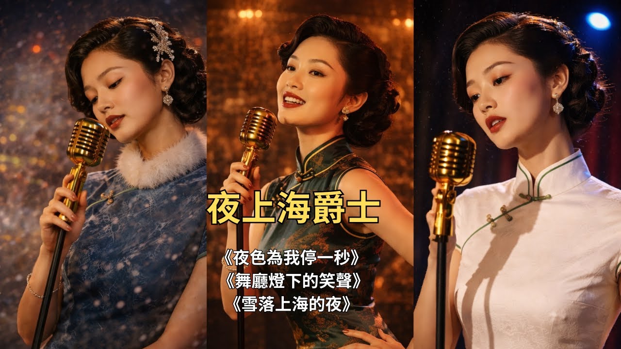 夜上海 Jazz｜《夜上海・三種溫度》系列｜1940s–1950s Old Shanghai Jazz