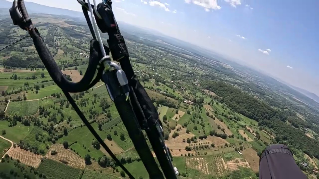 Paragliding low save