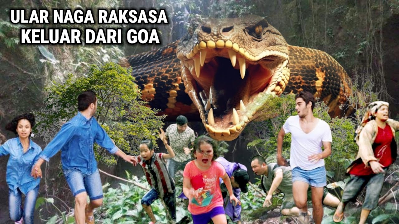 Ngeri !! Kisah Nyata Ular Naga Raksasa Keluar Dari Dalam Goa Disaksikan Warga