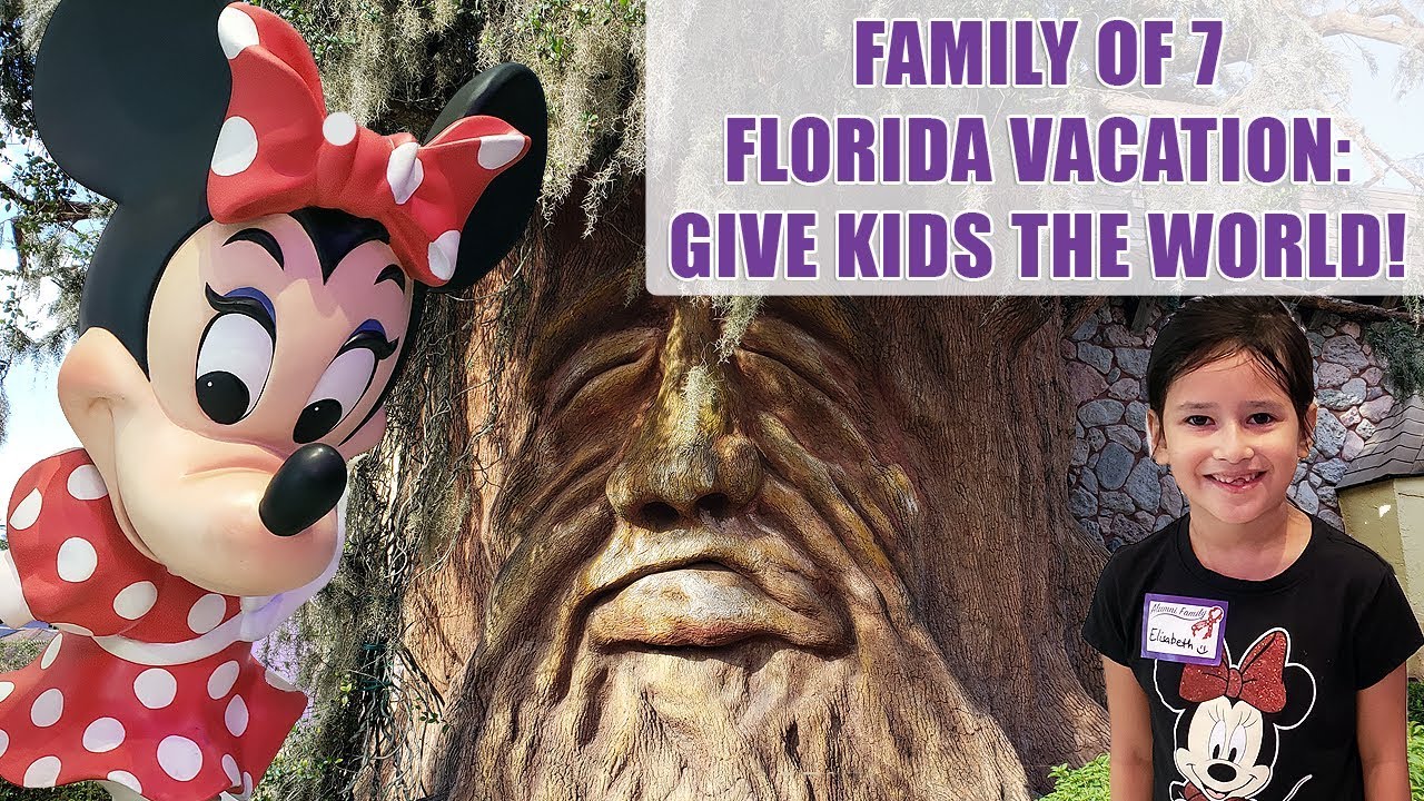 Family of 7 Florida Vacation: Fun, Food, and Making Memories at Give Kids the World Village!