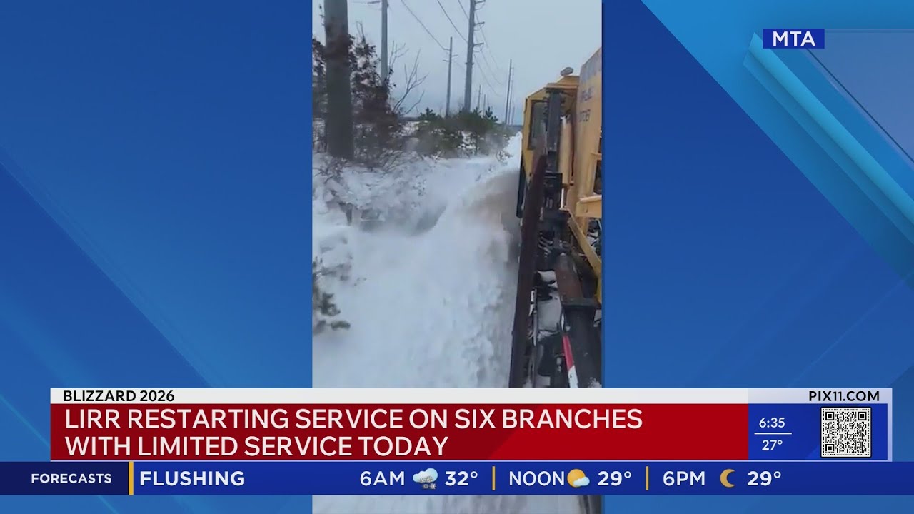 LIRR commuters face delays as winter storm cleanup continues