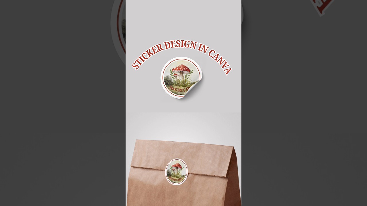 "EASY Sticker Design in "Canva" for Beginners 🎨"**