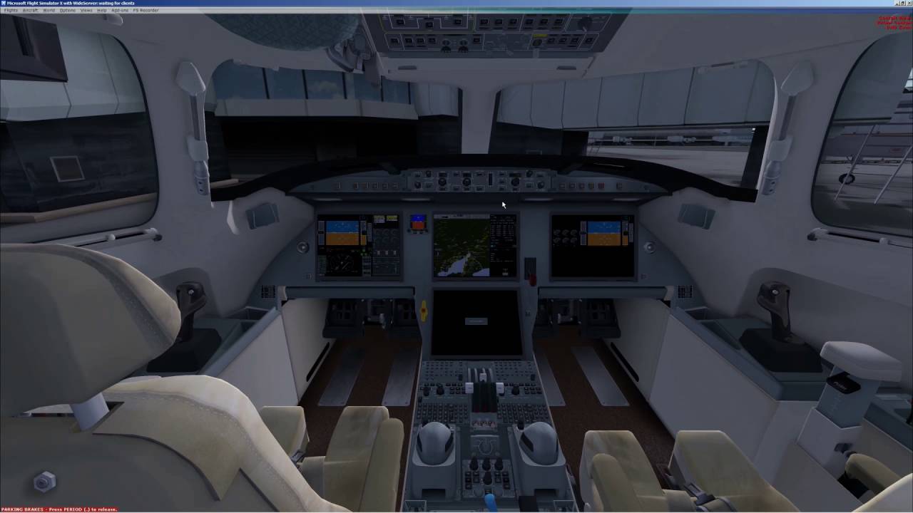 FSX | Wilco | Falcon 7X b | Обзор | Review | KSFO - KLAX | Full Flight