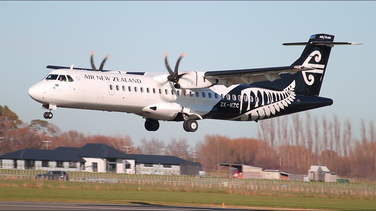 Beautiful Morning ATR Action | Palmerston North Airport
