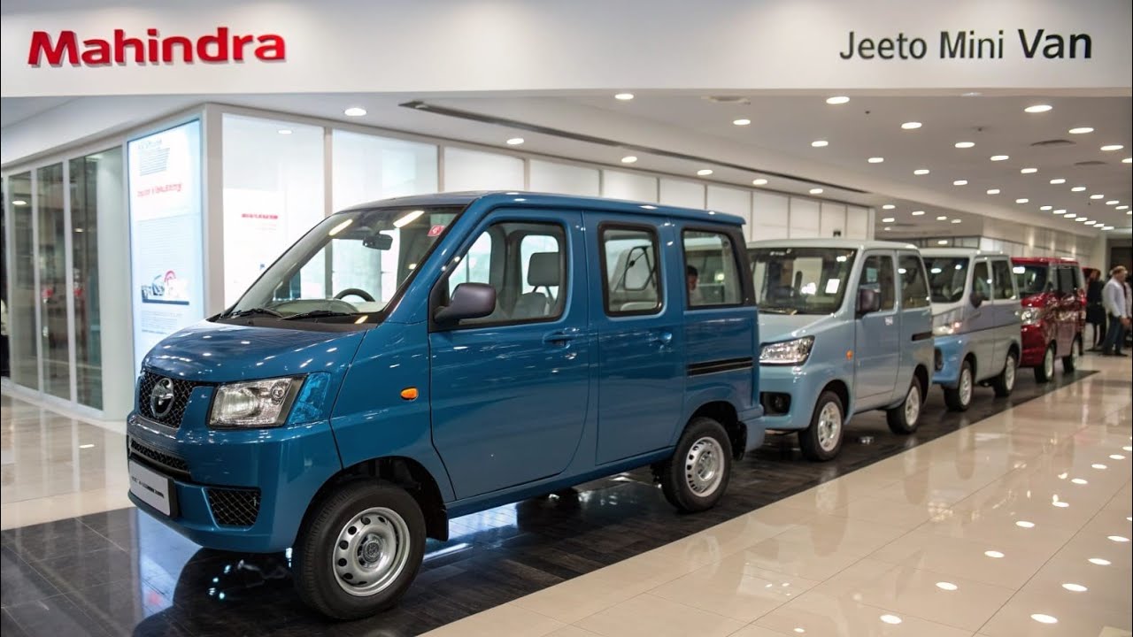 NewNew 2025 Mahindra Jeeto Mini Van fanilly lounch