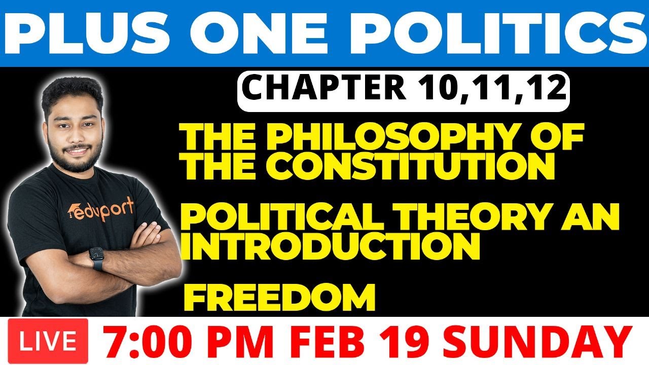 Plus One Model Exam Politics Chapter 10, 11 & 12 | Sure Questions