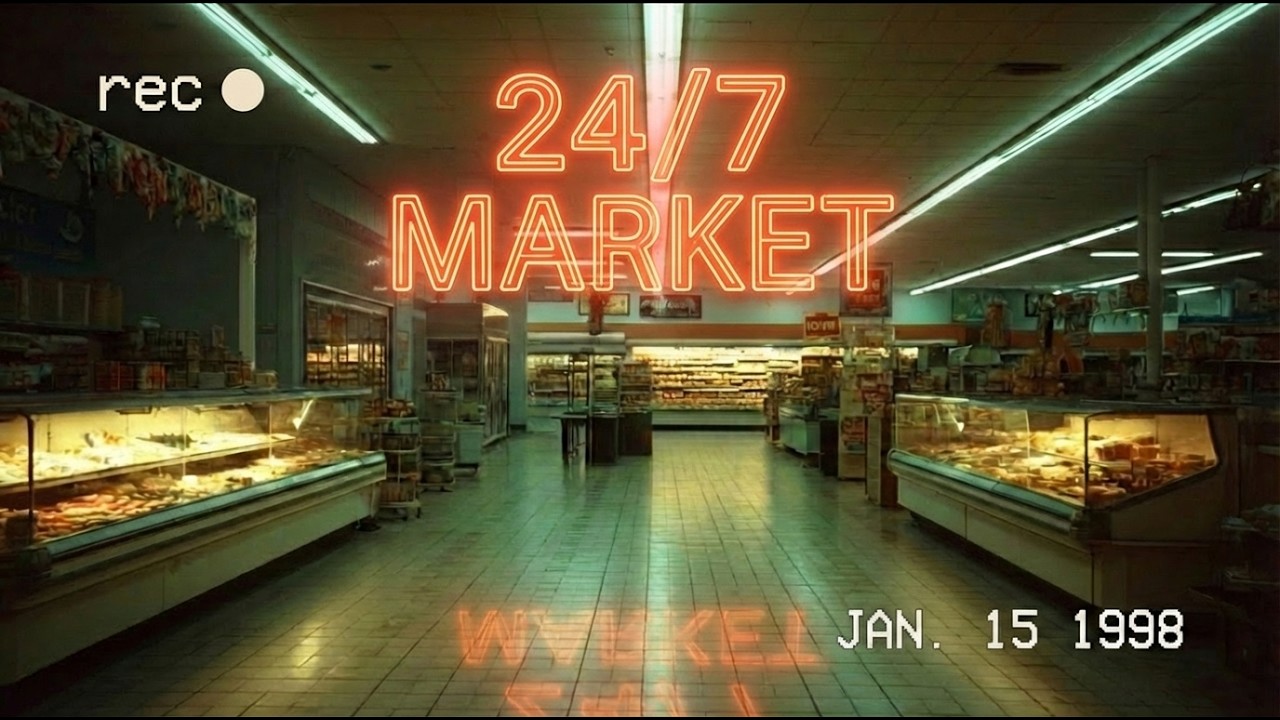The Supermarket Is Empty — 1 Hour Ambient Vaporwave (Dreamcore Liminal) 🛒