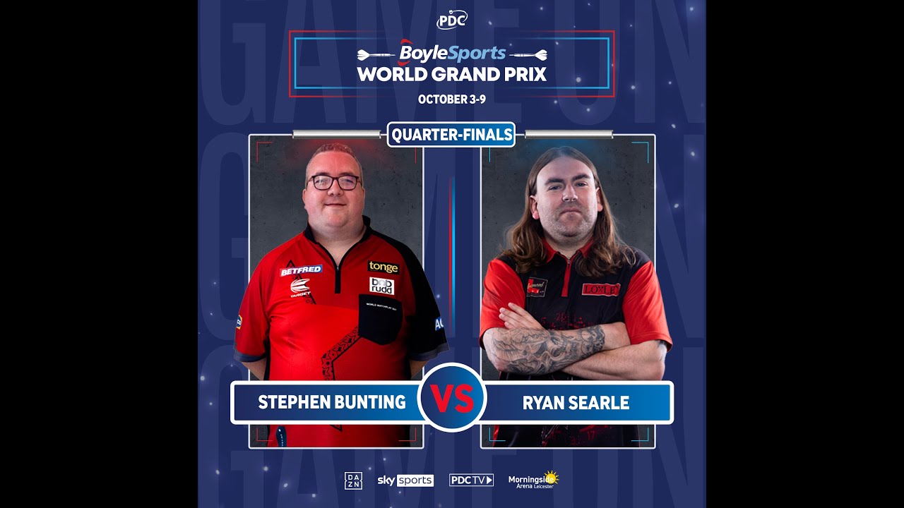 PDC World Grand Prix 2021 Quarter-Final Stephen Bunting vs Ryan Searle 2021 10 07 HUN