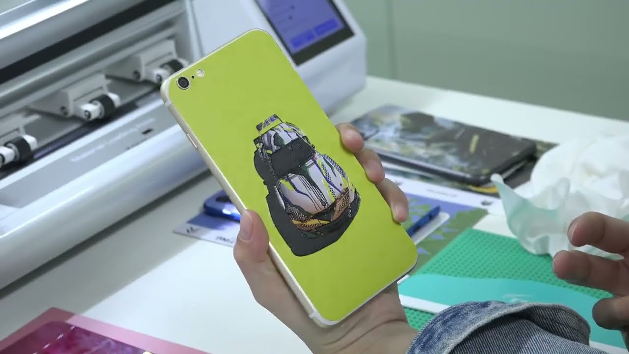 3D Relief Mobile Phone Back Film Sticker Skin for TUOLI Hydrogel Screen Protector Cutting Machine