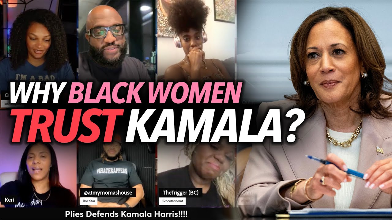 «Чернокожие женщины сходят с ума, доверяя ей...» Антон, Джас говорит, что Камала Харрис рядом тол...