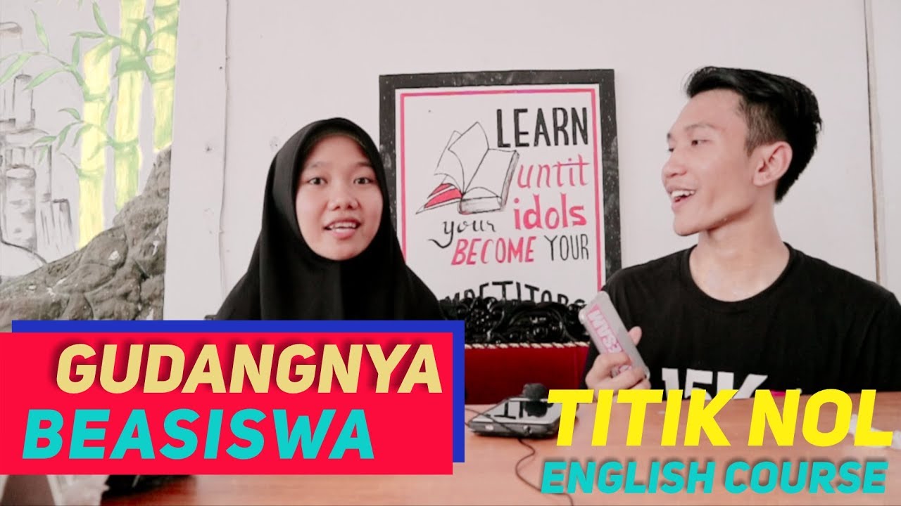KURSUSAN YANG TUTORNYA ANAK BEASISWA | Titik Nol English Course w/ Eka