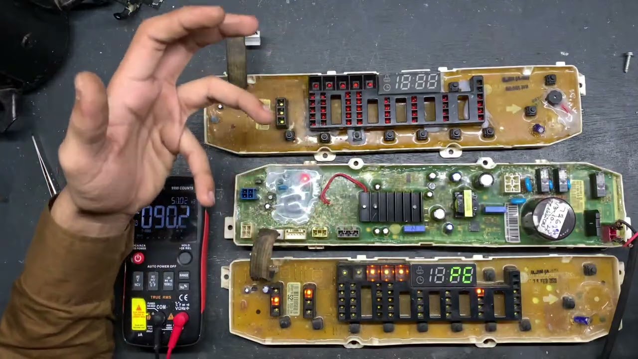 LG Top Load Washing Machine PCB Repair - How To Repair LG Inverter Washing Machine PCB ?