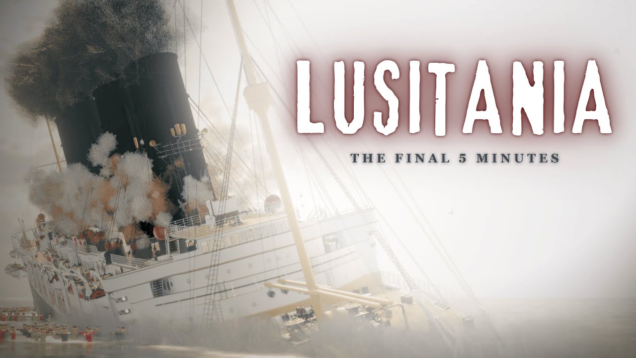 LUSITANIA | REAL-TIME ANIMATION | THE FINAL 5-MINUTES | A Final Plunge Animation