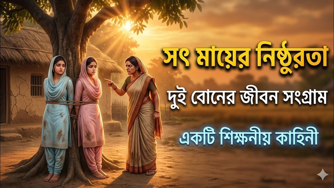 সৎ মায়ের নিষ্ঠুরতা ও দুই বোনের জীবন সংগ্রাম। Life Changing Motivational video।