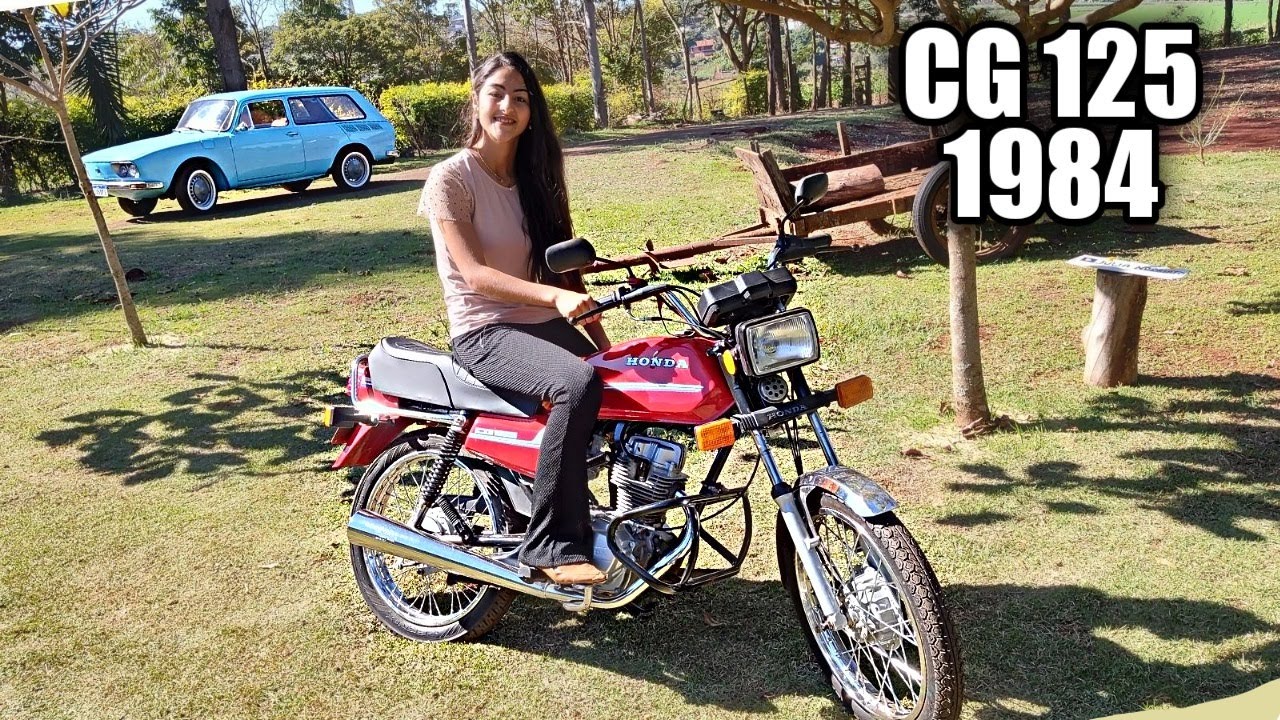 PILOTEI UMA CG 125 1984- *Moto Linda Demais*