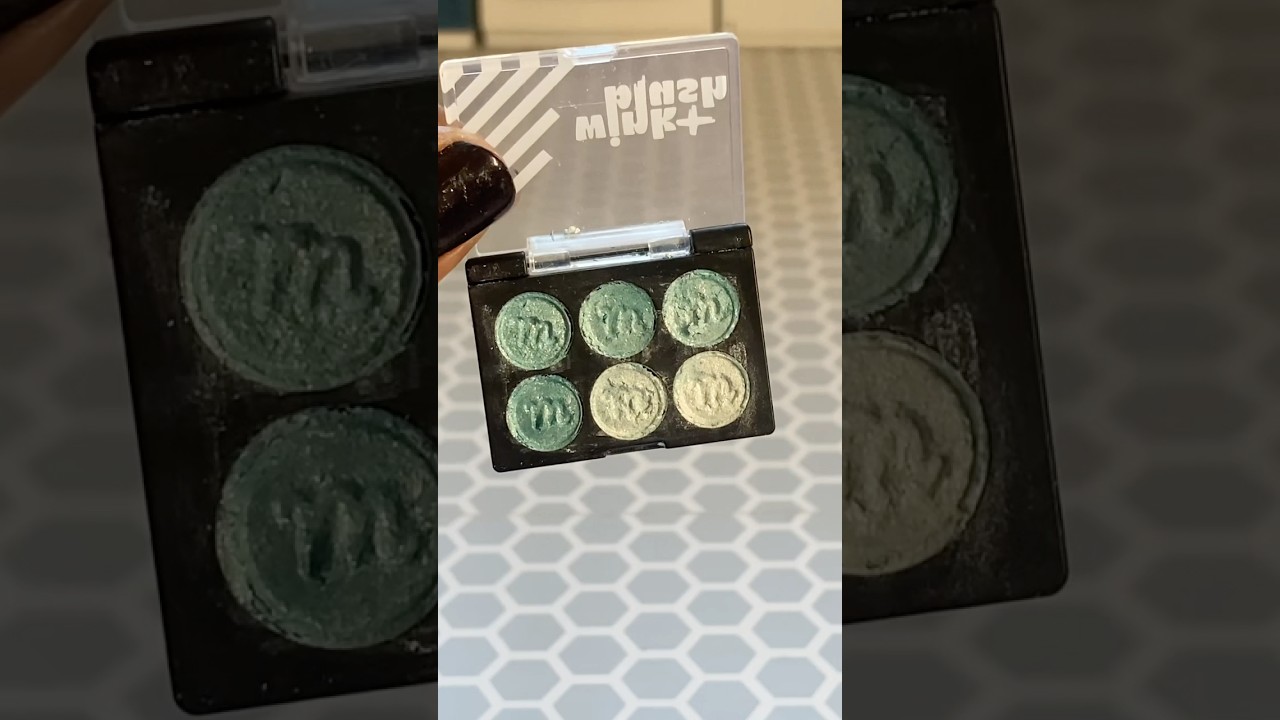 MiniVerse Teal eyeshadows! ☺️ #miniverse #miniversemakeup #eyeshadow #miniatures