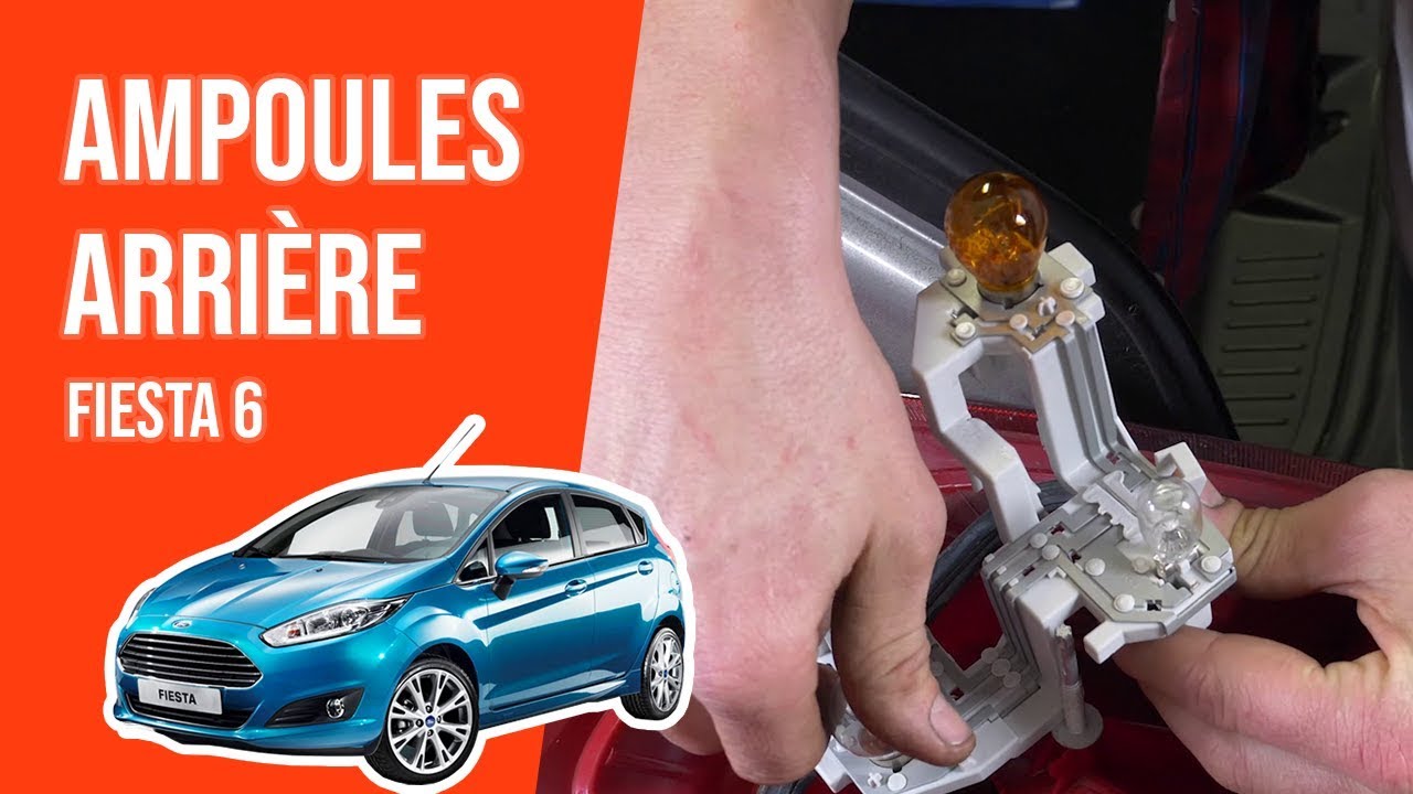 Changer les ampoules de feux arrière FIESTA 6  💡