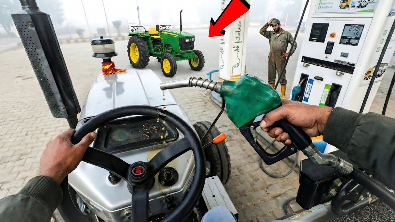 😱 Nozzle Slipped While Refueling 🚜 | Real Tractor Farming POV 4K |