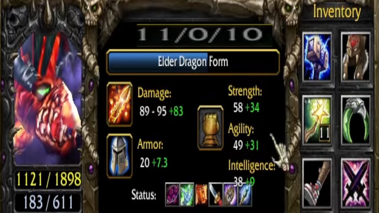 🟦Dragon Knight's easiest mid [Dota v6.89M_Bot4]