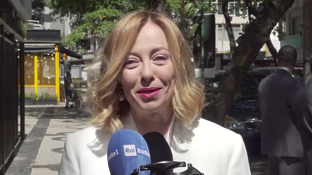 Punto stampa di Giorgia Meloni dopo vertice G20 a Rio de Janeiro