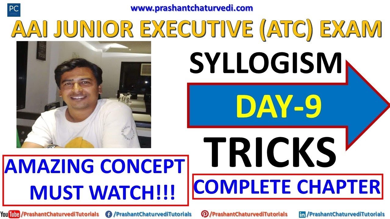 #AAI JUNIOR EXECUTIVE #ATC & #AO (EXAM PREPARATION DAY 9) // {AMAZING CONCEPT OF SYLLOGISM}