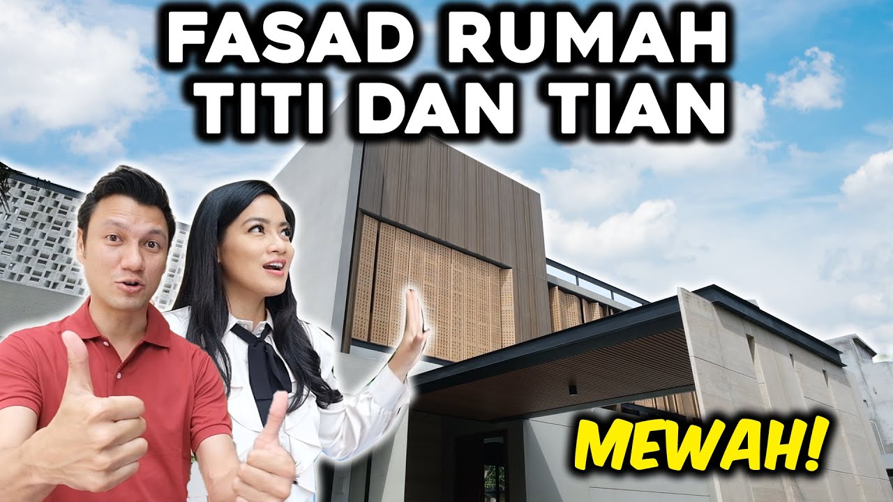 WOWWWW!! FASAD RUMAH BARU TITI DAN TIAN