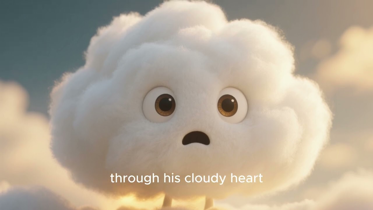 The Little Cloud Who Learned to Share،the blue library, series of stories for children، 
