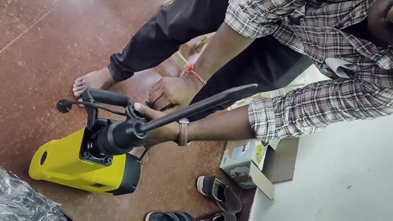 #STANLEY breaker machine unboxing and working test