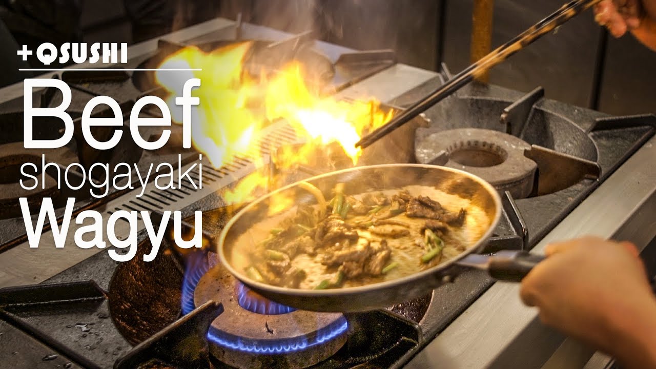 +QSushi &middot; Beef Shogayaki de Wagyu