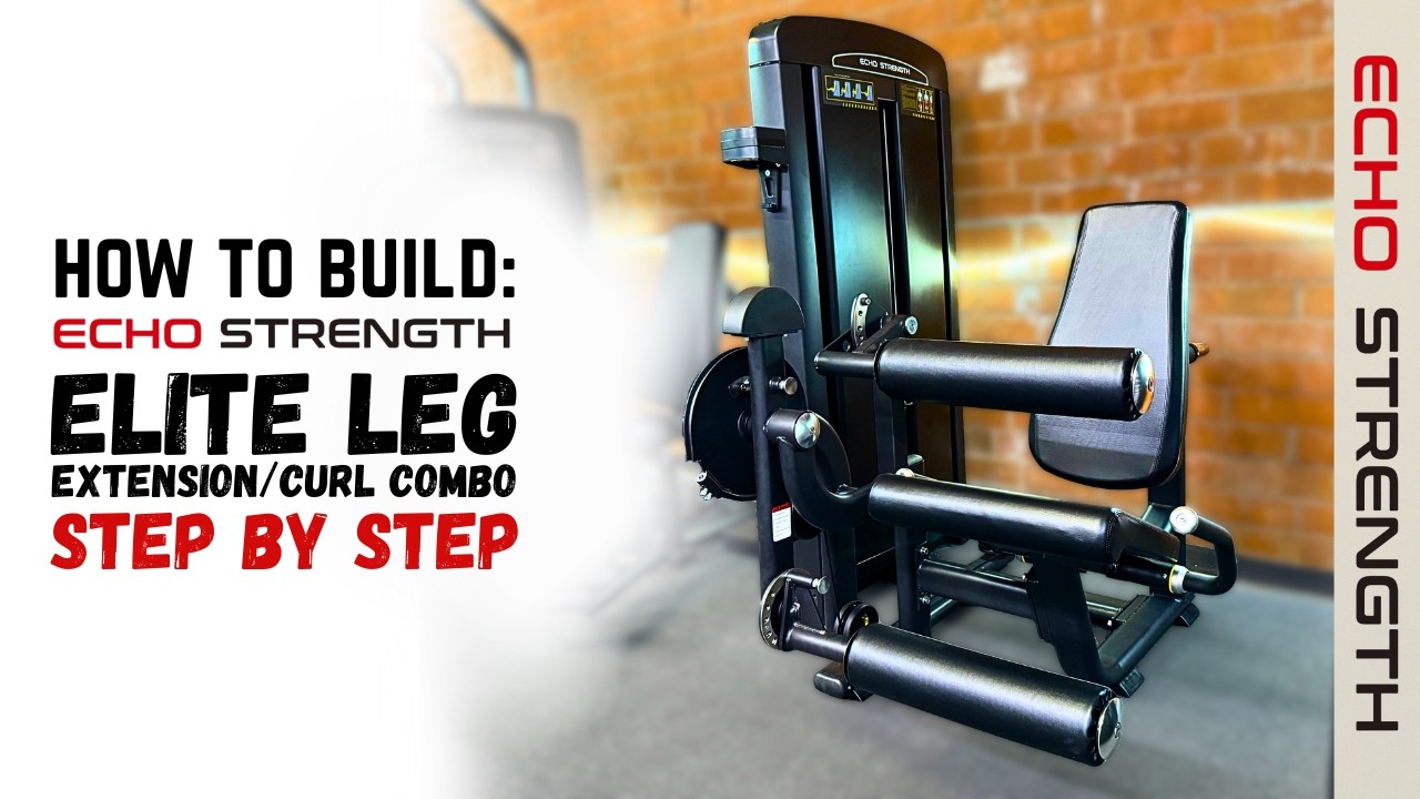 let's BUILD the Elite Leg Extension Leg Curl Machine [Echo Strength Depot]