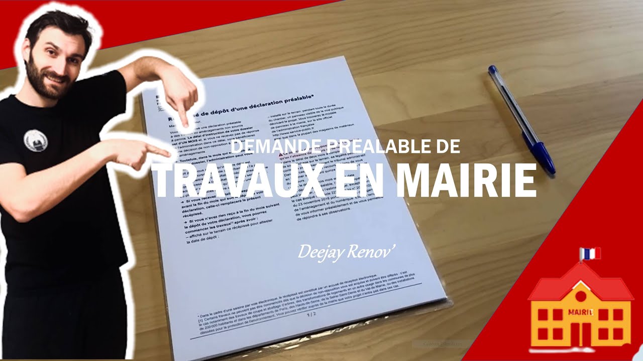 Etape 1 - Demande préalable de travaux en mairie (J'installe seul mes panneaux solaires)