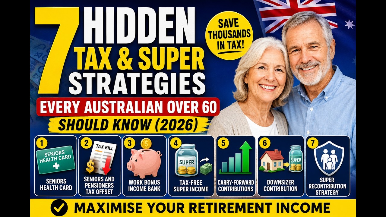 7 Hidden Tax & Super Strategies for Australians Over 60 | Save Thousands in Retirement (2026)