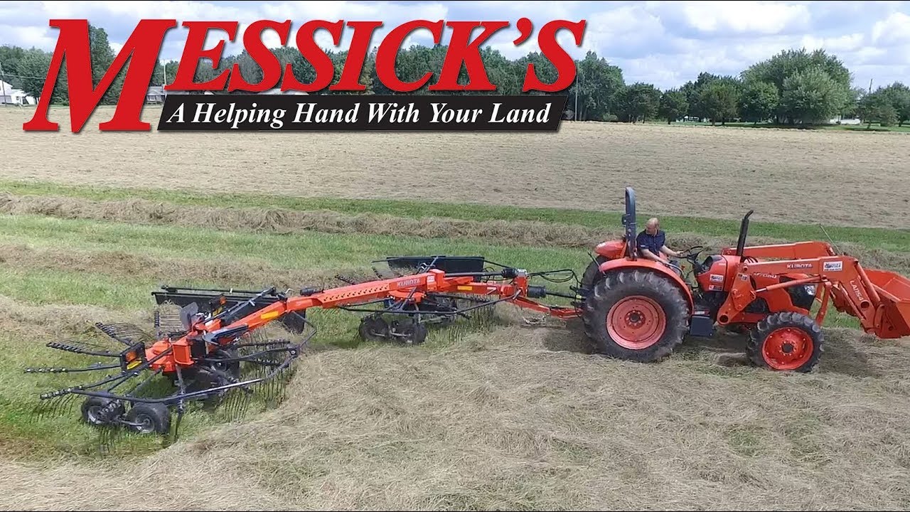 Kubota RA2071T EVO Rotary Rake: Walk Around (Hay Day 2017)