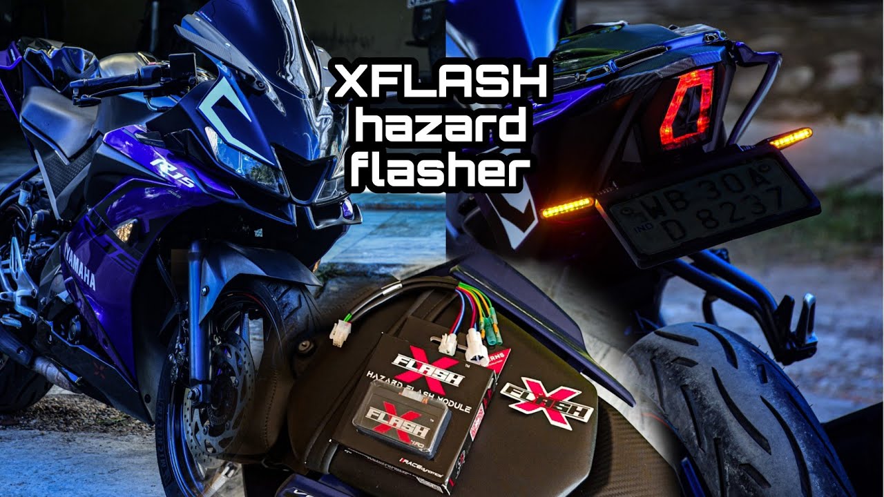 X FLASH hazard flasher installed in R15 V3 || very practical hazard flasher 