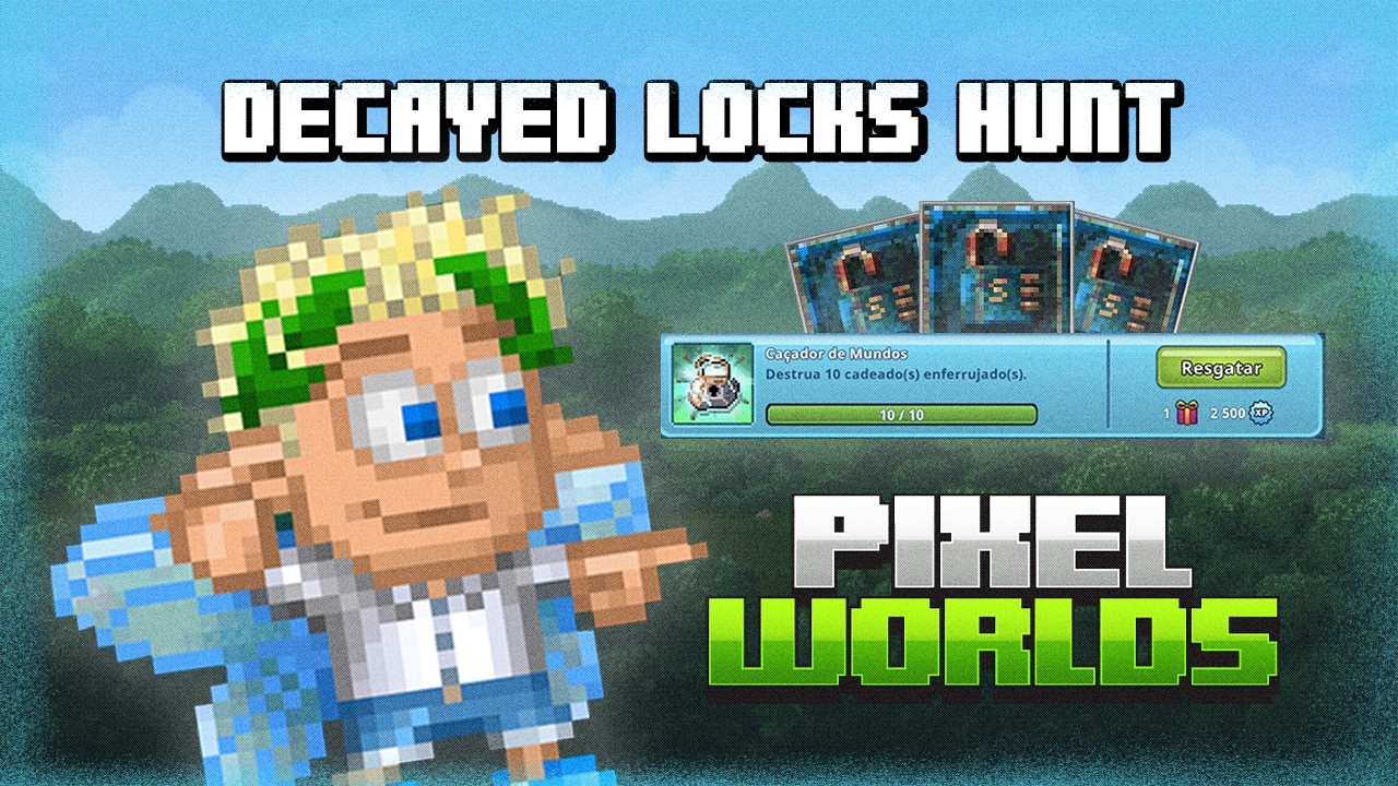 Pixel Worlds | DECAYED LOCK HUNTING! (Did i to get rich?)
