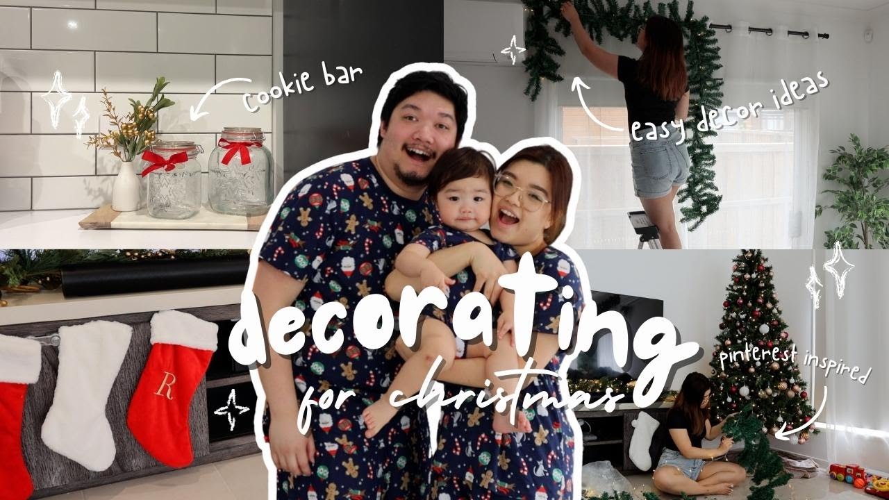 Decorate with me for Christmas 2023 | Pinterest Inspired + Home Decor Ideas