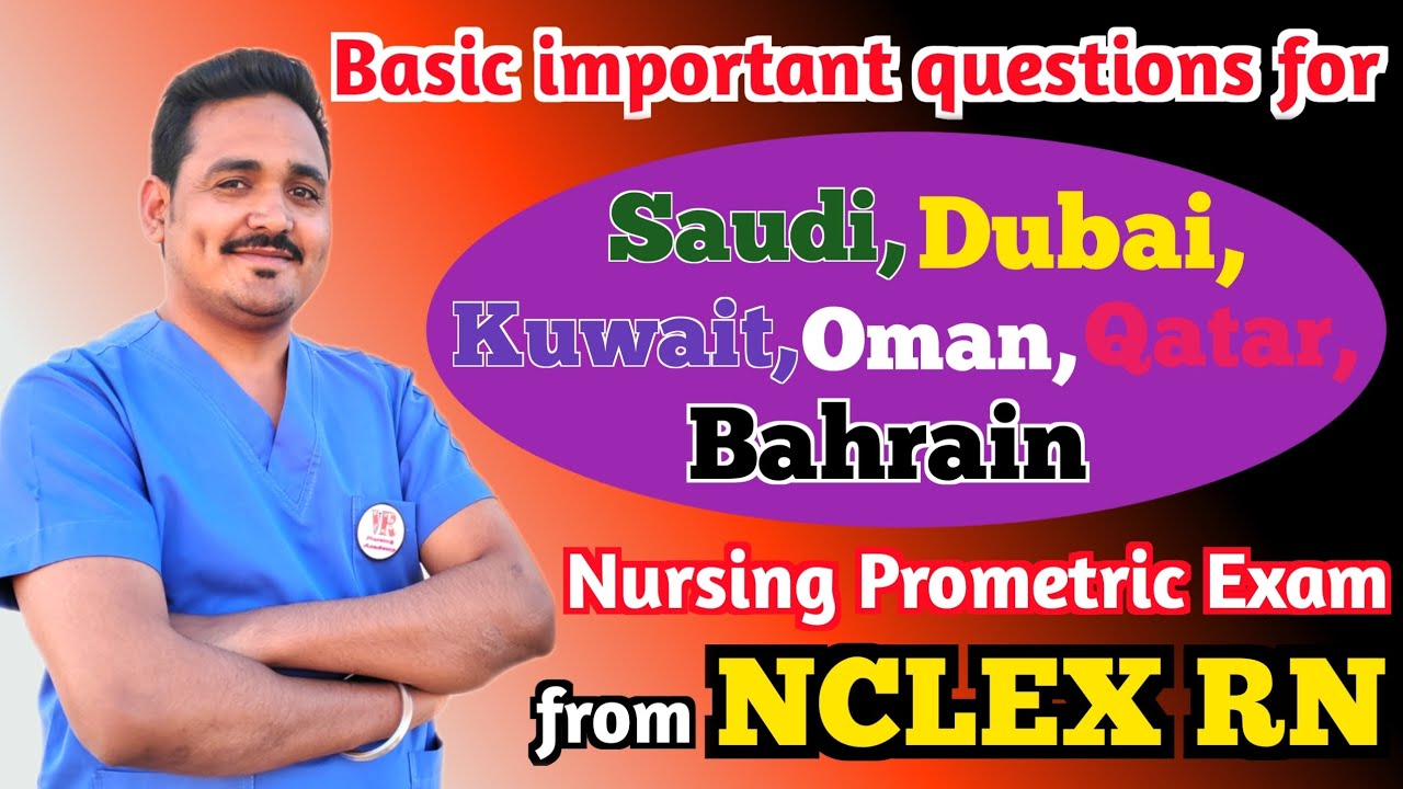 Basic important questions for nursing Prometric exam from NCLEX RN | Recent Prometric exam questions