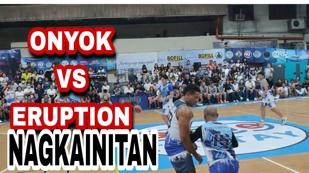 ERIC ERUPTION TAI AT ONYOK VELASCO NAGKAINITAN SA BASKETBALL NG TAYTAY HAMAKA FESTIVAL